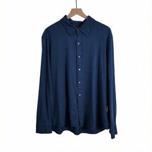 Bonobos | Jersey Everyday Shirt | Navy Burgundy Dot | Slim XL
